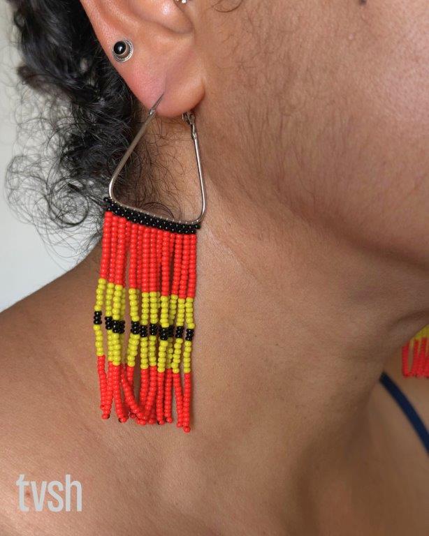 Tribal beads danglers