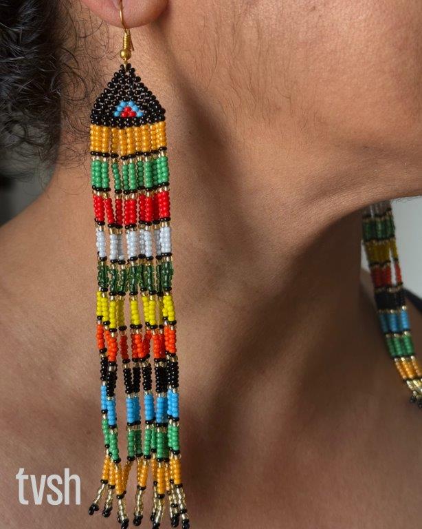 Tribal beads danglers