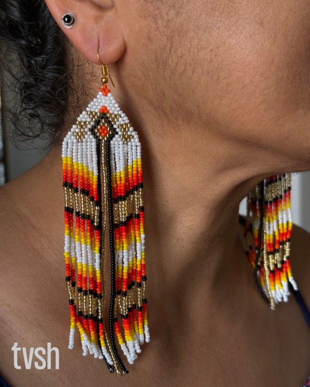 Tribal beads danglers