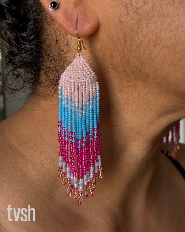 Tribal beads danglers