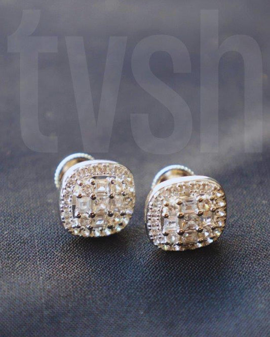Square stud with zirconia