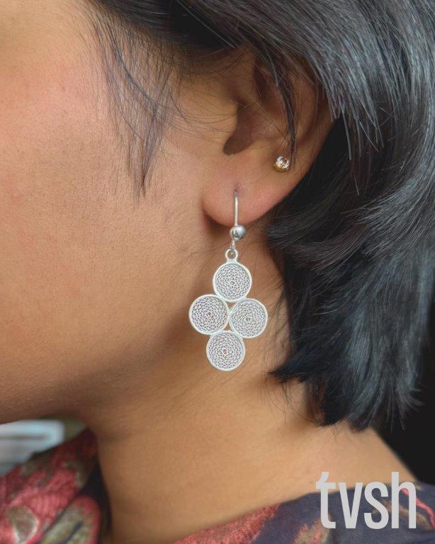 Cuttack Filigri earring, hook hanging earrings