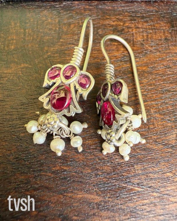 Silver small earrings