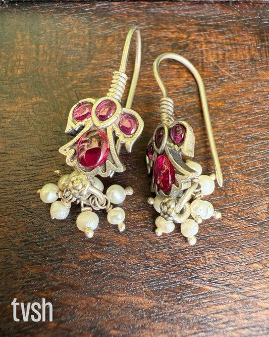Silver small earrings