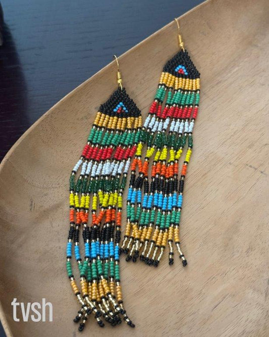 Tribal beads danglers
