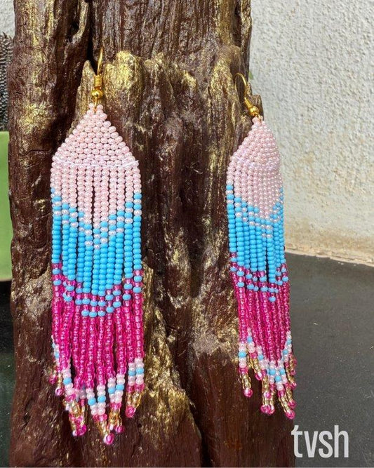 Tribal beads danglers