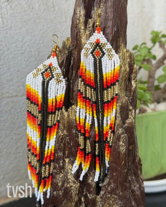 Tribal beads danglers